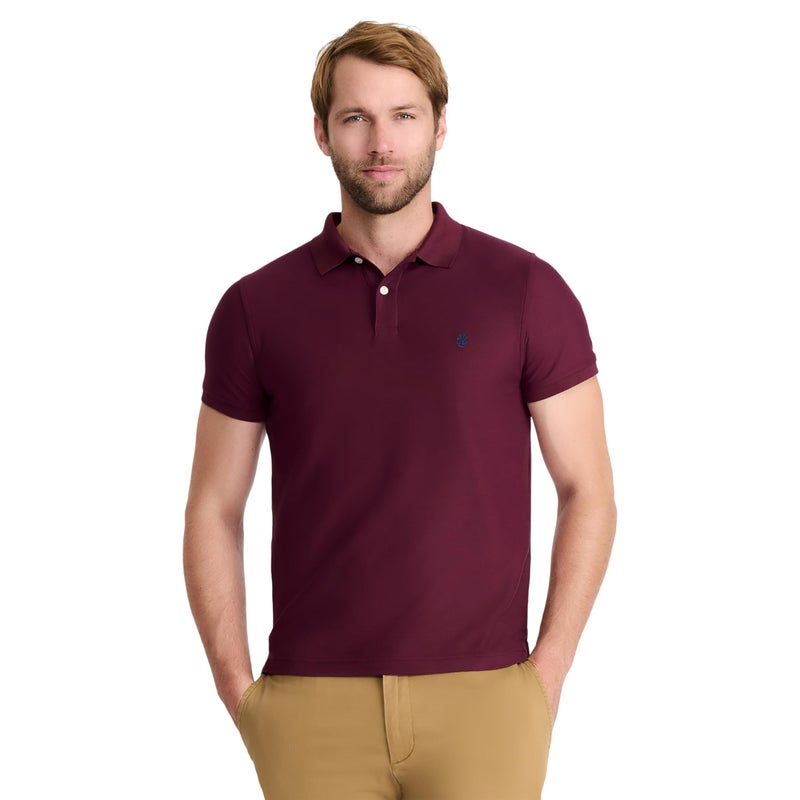 IZOD Men's Advantage Performance Short-Sleeve Polo Shirt, Fig, X-Large - Image 1